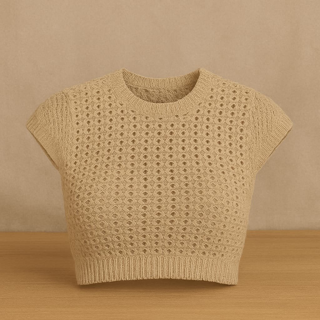 Crop Top Clásico Crochet